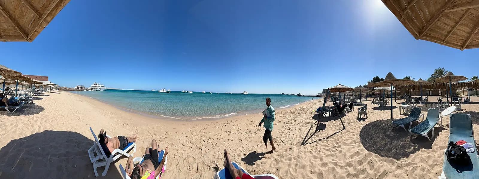 Korallenriff und Meer am Roten Meer bei Hurghada